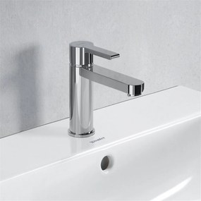 DURAVIT B.2 páková umývadlová batéria bez odtokovej súpravy, výška výtoku 107 mm, chróm, B21020002010