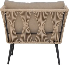 Béžové polstrované záhradné kreslo Pavone – Bloomingville