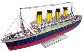 Woodcraft - Drevené 3D puzzle Titanic
