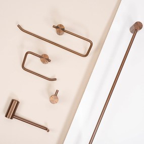 Rea Prism, kúpeľňový vešiak na uterák 27cm, 9710, medená matná, REA-98027