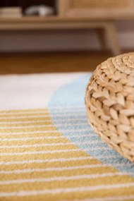 Koberec Muse MU15 modrý Retro