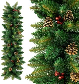 Girlanda Smrek so šiškou a jarabinou 100 cm