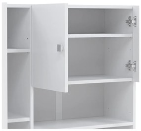 Biela kúpeľňová skrinka 90x182 cm Combi – TemaHome