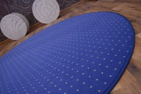 Okrúhly koberec AKTUA Breny modrý