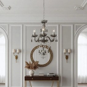 Toolight Toolight, stropné svietidlo 3xE14, EBT007-3CP, šedá, OSW-01242