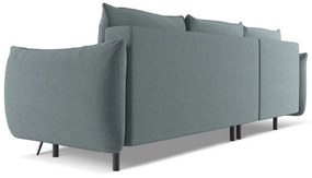 Svetlomodrá rohová pohovka (ľavý roh) Malie – Makamii