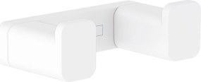 Hansgrohe AddStoris, dvojitý háčik, matná biela, HAN-41755700