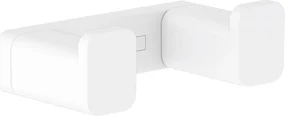 Hansgrohe AddStoris, dvojitý háčik, matná biela, HAN-41755700