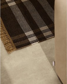 Čierny obojstranný/ručne tkaný koberec 60x90 cm Barani – Kave Home