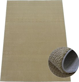 Koberec Zurich 1901 Yellow – žltý obdĺžnikový so vzorom Rozmer: 60x100 cm