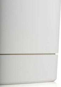 Plastový květináč s podmiskou Cubi 34x34 cm krémový