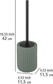 Zelená keramická toaletná kefa Wenko Belluno