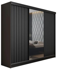 Skriňa Malani 200 L grafit / dvierka grafit