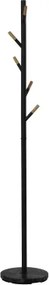 Stojací vešiak Arnold, čierny/borovica%