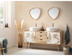 furniture-nabytek.cz - Masívny kúpeľňový set Barani, 3 kusy
