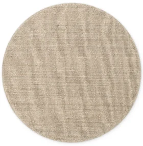 Koberec Hanse Home Bouclé Jaipur naturálny / béžový / biely kruh