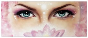 Obraz - Očarujúce oči (120x50 cm)