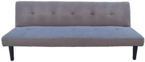 Rozkladacia pohovka BestBerg BBSB-10G / prémiová plyš / šedá