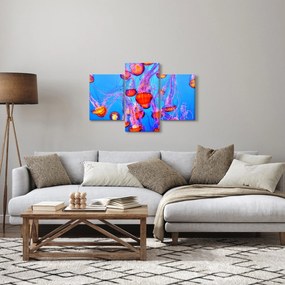 Obraz medúz v mori (90x60 cm)