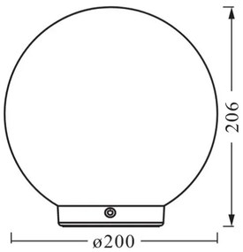 Osram - LED RGBW Stmievateľná stolová lampa SMART+ MAGIC LED/3,5W/5V Wi-Fi