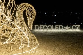 DECOLED D-TYP jednostranný LED neón, teplá biela, IP67, 1 m