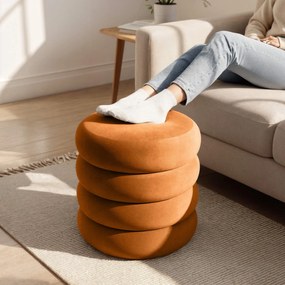 Taburet Snuggo II oranžový