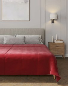Zamatový prehoz Velvet farba produktu červená látka lesklá, zamatová