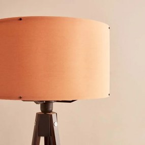 Stojacia lampa AYD 1xE27/40W/230V hnedá/oranžová