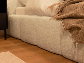 Čalúnená posteľ Ubipra Boucle, Rozmer postele: 140x200, Farby: Abriamo 04