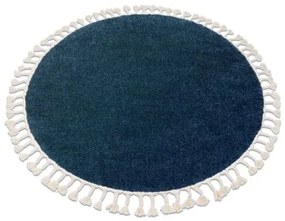 Koberec Berber - kruh - granát Veľkosť: 160cm - kruh