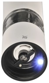 Biely elektrický mlynček na korenie WMF, výška 21 cm