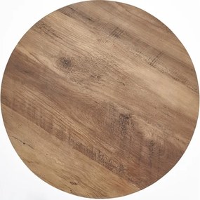 Konferenčný stolík NUBIRA 51x40 cm čierna/orech