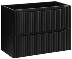 Skrinka pod umývadlo NOVA Black 82-80-2S | 80 cm