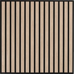 Drevený akustický panel pre stropnú rastrovú konštrukciu, 595 x 595 mm, B2BP008, balenie 4 ks, dub sonoma