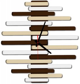 Moderné nástenné hodiny do kancelárie I SENTOP X0057-RAL1015-RAL9010-RAL8017