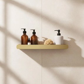 Rea Rea, kúpeľňová polica 45cm, SF03, zlatá matná, REA-06007