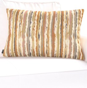 Karin - jednoduchá obliečka, 60x40cm farba produktu béžová látka zapletaná, vzorované