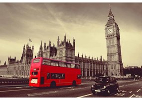 Ceduľa London - Londín Big Ben