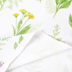 Goldea teflónová látka na obrusy - lesné kvety 160 cm