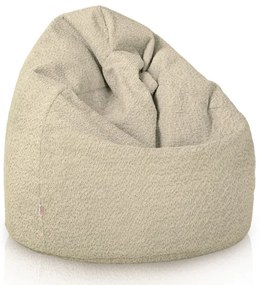 Sedací vak SAKO svetlobéžový bouclé