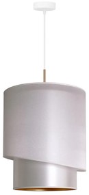 Duolla - Luster na lanku PARIS 1xE27/15W/230V pr. 40 cm strieborná/zlatá