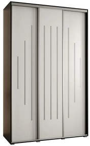 Skriňa 45 Canaris 12 170 čierna/biela/silver