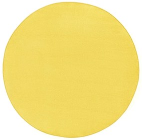 Žltý okrúhly koberec ø 133 cm Fancy – Hanse Home