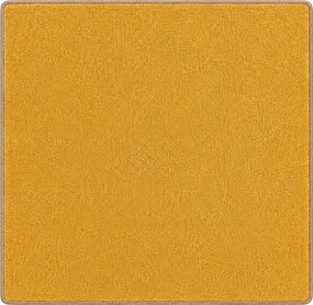 Vopi, Kusový koberec Eton Exklusive žltý štvorec, 60x60, žltá, obývacia izba