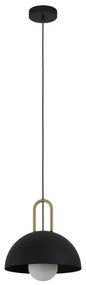 Eglo 56459 - Závesné svietidlo CALMANERA 1xE27/40W/230V čierne