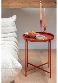 Kovový okrúhly odkladací stolík ø 40 cm Meseta – Leitmotiv