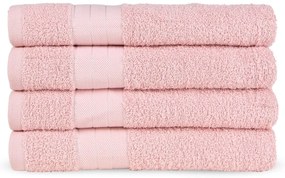 Ružové froté bavlnené uteráky v súprave 4 ks 50x100 cm – Good Morning