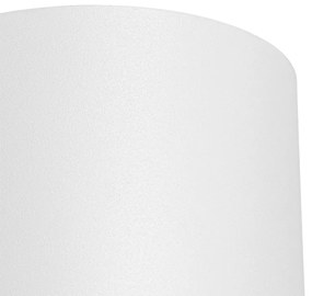 Okrúhla dizajnová nástenná lampa biela - Sabbir