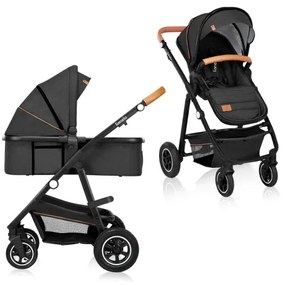 Lionelo - Kombinovaný kočík 2v1 AMBER Grey Graphite