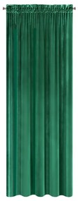 Dekorstudio Dekoračný záves SAMANTA na riasiacu pásku - zelený Rozmer závesu: 140x270cm